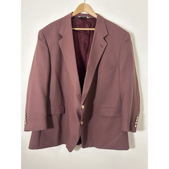 Palm Beach Exclusively for Hajjar's Mens Sport Coat Blazer Suit Jacket 2 Button - Picture 1 of 7